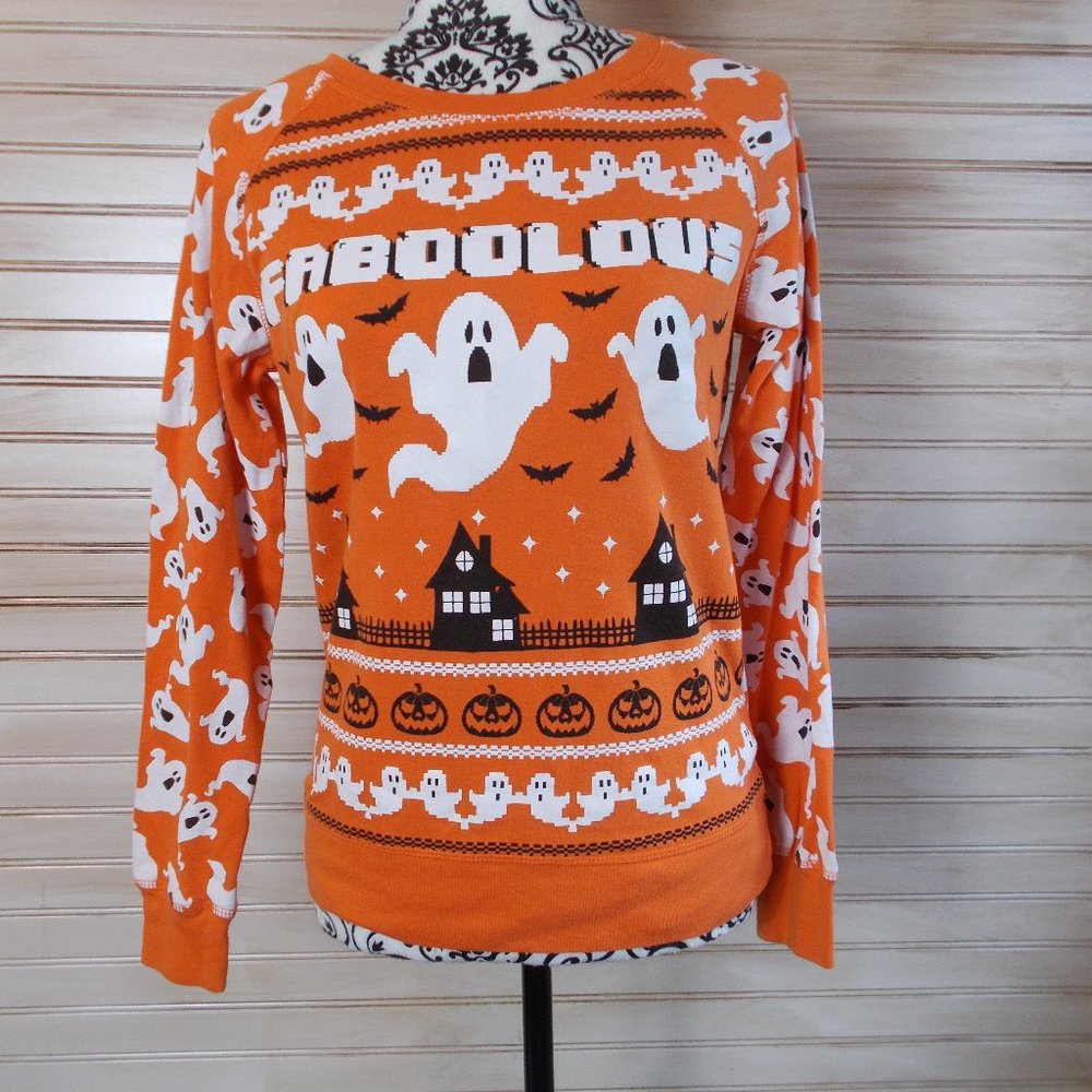 Halloween "Faboolous" Graphic Sweatshirt